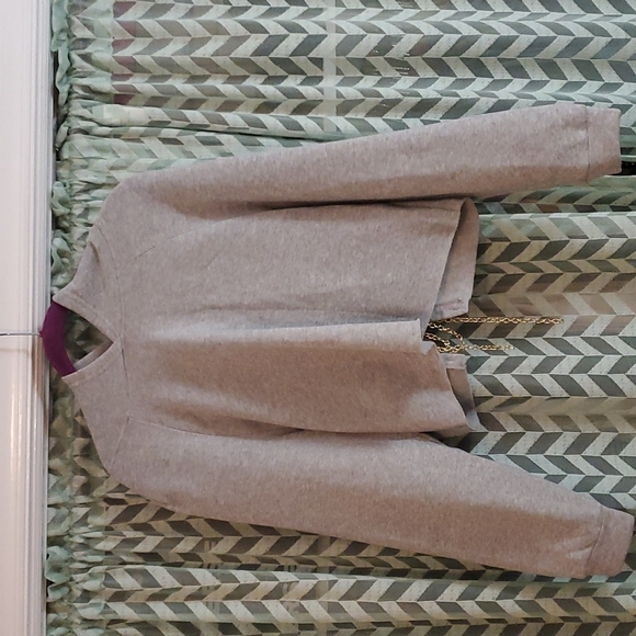 5/$25 - SHEIN GREY chain back hoodie sz. L - Picture 3 of 12